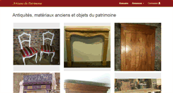 Desktop Screenshot of annonces.artisans-patrimoine.fr
